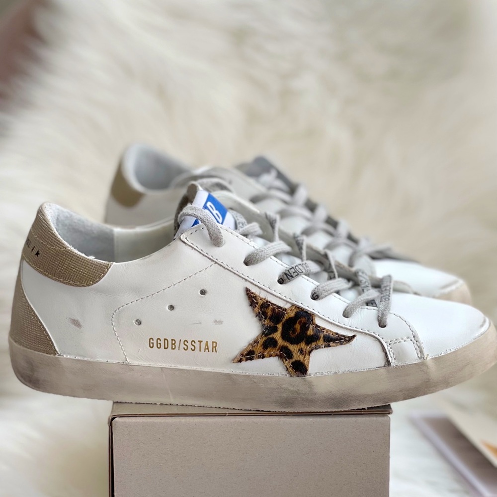 💔 Golden Goose Super Star Leopard and Gold - 38